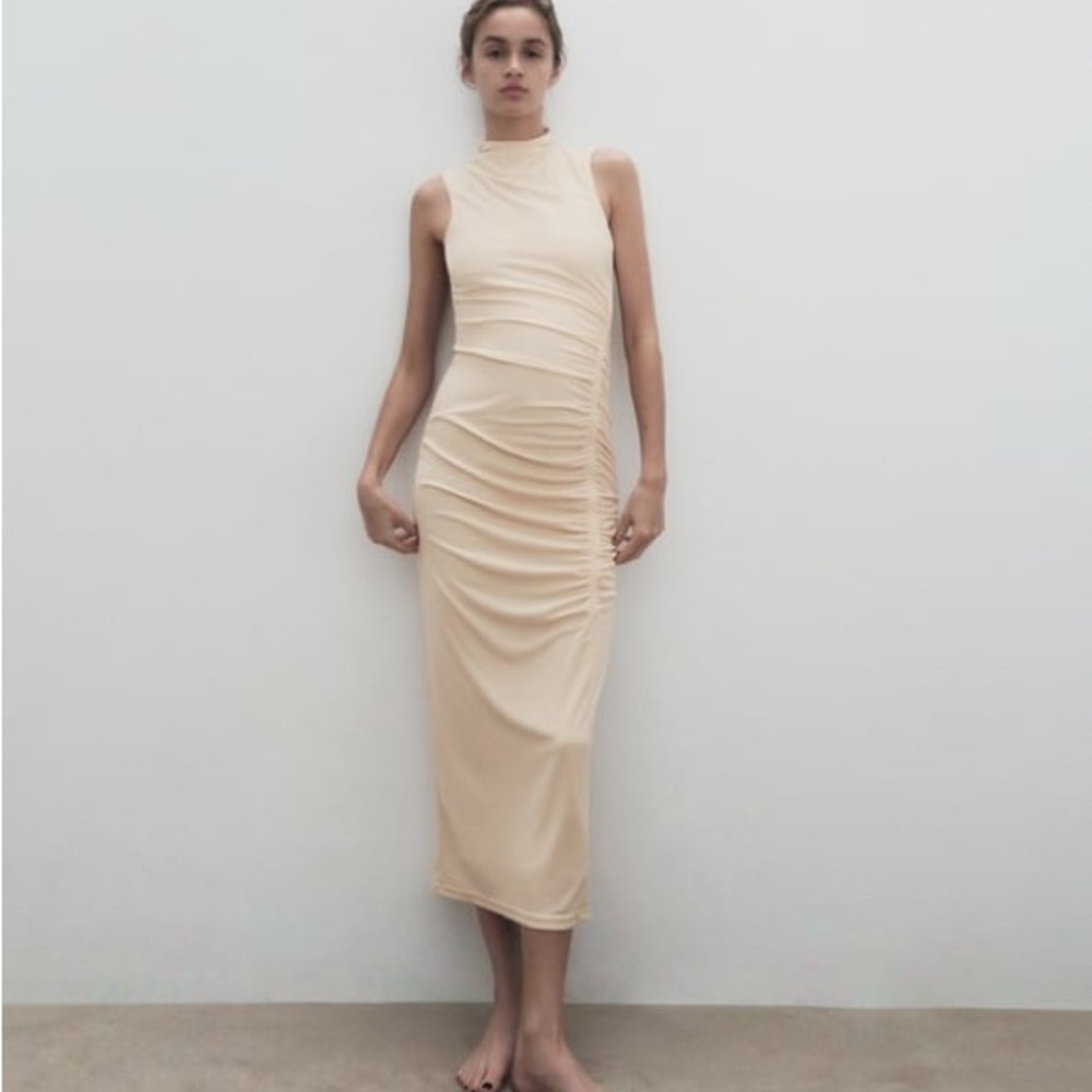 Zara DRAPED DRESS